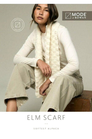 MODE at Rowan Softest Alpaca Pattern MIP129 - Crochet Elm Scarf