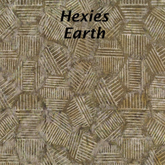 Fabric - Craft Cotton - Banyan Batiks Hexies & Calcite Fabric Collection