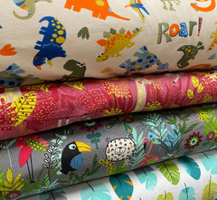 Fabric - Cotton Jersey Children's Prints