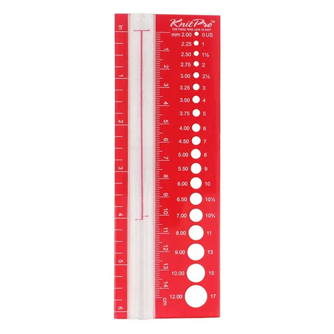 KnitPro Knitting Needle Gauge