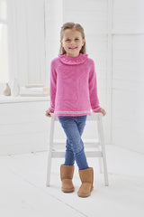 King Cole Cottonsmooth DK Pattern 6162 - Sweater and Cardigan