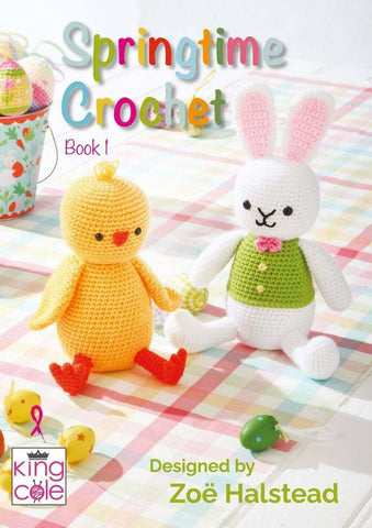 King Cole Springtime Crochet Book 1 by Zoe Halstead