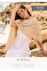 MODE at Rowan Cotton DK & Alpaca Haze Pattern MIP111 - Kindle Shawl by Quail Studio
