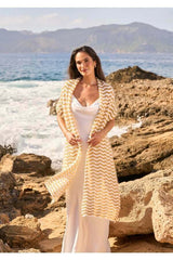 MODE at Rowan Cotton DK & Alpaca Haze Pattern MIP111 - Kindle Shawl by Quail Studio
