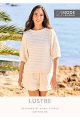 MODE at Rowan Cotton DK Pattern MIP100 - Lustre Top by Quail Studio