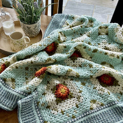 The Trellis Blanket - Stylecraft Special DK - Crochet Blanket Pattern by Anita Gibney