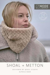 MODE at Rowan Alpaca Haze Pattern MIP10 - Shoal Cowl & Metton Hat by Quail Studio