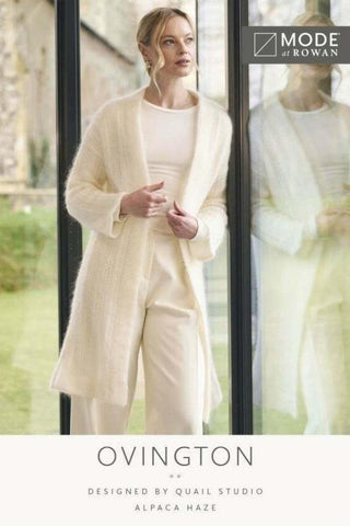 MODE at Rowan Alpaca Haze Pattern MIP12 - Ovington Coatigan by Quail Studio