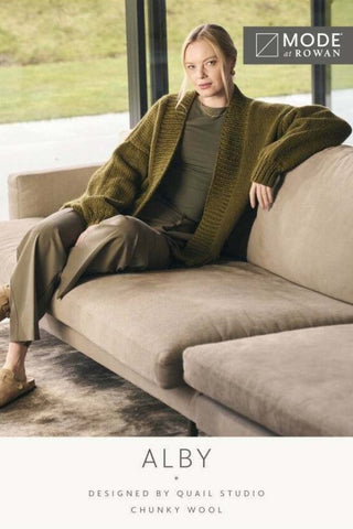 MODE at Rowan Chunky Wool Pattern MIP18 - Alby Cardigan by Quail Studio