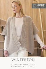 MODE at Rowan Merino Soft & Alpaca Haze Pattern MIP28 - Winterton Cardigan by Quail Studio