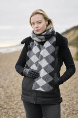 MODE at Rowan Softest Alpaca Pattern MIP38 - Wave Hat & Wrap by Quail Studio