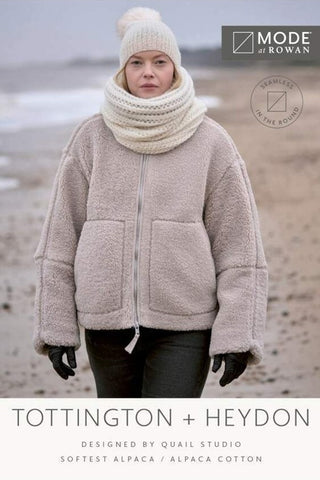 MODE at Rowan Softest Alpaca & Alpaca Cotton Pattern MIP39 - Tottington Snood & Heydon Hat by Quail Studio