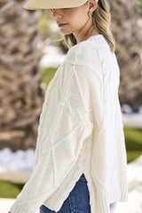 MODE at Rowan Cotton DK Pattern MIP44 - Clara Sweater by Quail Studio