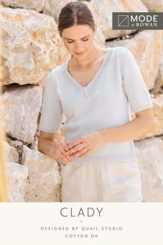 MODE at Rowan Cotton DK Pattern MIP47 - Clady Top by Quail Studio