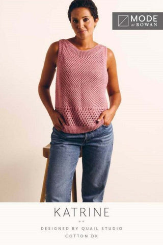 MODE at Rowan Cotton DK Pattern MIP50 - Katrine Top by Quail Studio