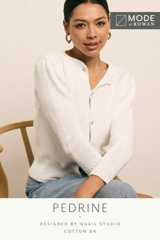 MODE at Rowan Cotton DK Pattern MIP52 - Pedrine Cardigan by Quail Studio