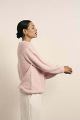 MODE at Rowan Cotton DK & Alpaca Haze Pattern MIP57 - Sigrid Sweater by Quail Studio