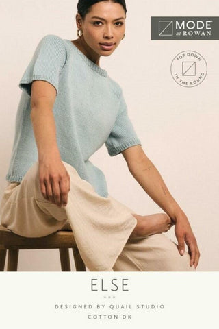 MODE at Rowan Cotton DK Pattern MIP58 - Else Top by Quail Studio