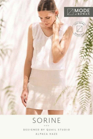 MODE at Rowan Alpaca Haze Pattern MIP63 - Sorine Top by Quail Studio