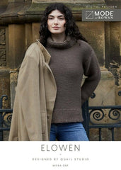 MODE at Rowan Chunky Wool Pattern MIP64 - Elowen Sweater by Quail Studio