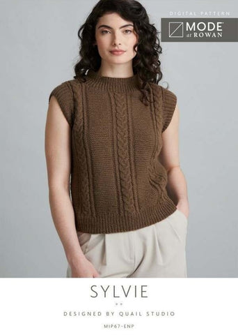 MODE at Rowan Alpaca Wool Pattern MIP67 - Sylvie Tank by Quail Studio