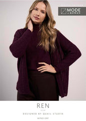 MODE at Rowan Alpaca Haze Pattern MIP69 - Ren Cardigan by Quail Studio
