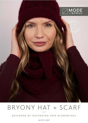 MODE at Rowan Softest Alpaca Pattern MIP74 - Briony Hat & Scarf by Katharina Von Blumenthal