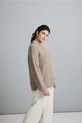 MODE at Rowan Softest Alpaca & Alpaca Haze Pattern MIP76 - Fern Sweater by Quail Studio