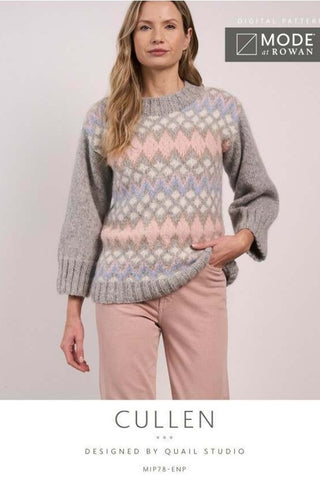 MODE at Rowan Softest Alpaca Pattern MIP78 - Cullen Sweater by Quail Studio