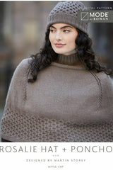 MODE at Rowan Alpaca Wool Pattern MIP86 - Rosalie Hat & Poncho by Martin Storey