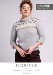 MODE at Rowan Mohair Soft Pattern MIP94 - Florence Sweater by Quail Studio