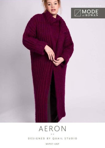 MODE at Rowan Mohair Soft Pattern MIP97 - Aeron Cardigan by Quail Studio