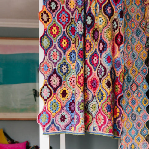 Mystical Lanterns - Stylecraft Life DK - Crochet Blanket Pattern by Janie Crow