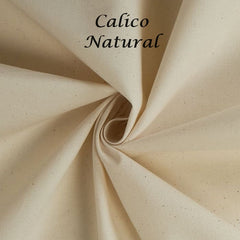 Fabric - Calico Unbleached Natural