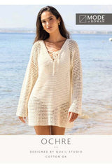 MODE at Rowan Cotton DK Pattern MIP102 - Ochre Crochet Tunic by Quail Studio