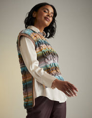 Sirdar Jewelspun Aran Pattern 10717 - Staghorn Fern Tabard