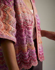 Sirdar Jewelspun Aran Pattern 10715 - Hot House Flowers Cardigan