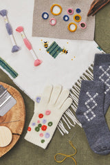 The Mender’s Wardrobe Book - ECO VITA naturally dyed organic wool thread, weaving and embellishing pattern book