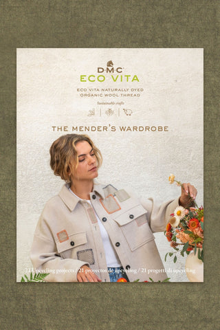 The Mender’s Wardrobe Book - ECO VITA naturally dyed organic wool thread, weaving and embellishing pattern book