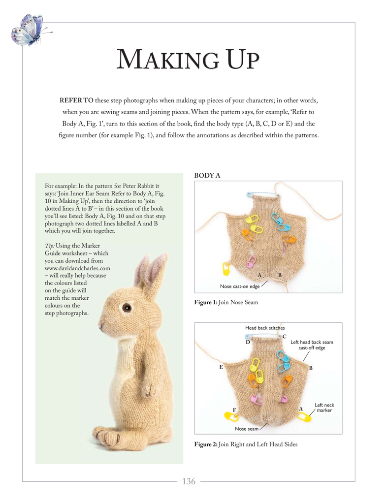 Book - Knitting Peter Rabbit by Claire Garland - Crafty
