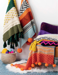Book - Mix and Match Modern Crochet Blankets - by Esme Crick