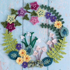 Crochet Collage Garden Book by Chris Norrington