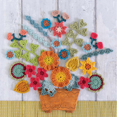 Crochet Collage Garden Book by Chris Norrington