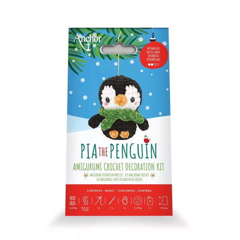 Pia the Penguin Amigurumi Crochet Decoration Kit