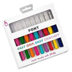 Pony Easy Grip Crochet hook set 2-6.00mm