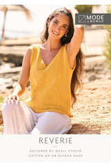 MODE at Rowan Cotton DK or Alpaca Haze Pattern MIP109 - Reverie Top by Quail Studio