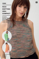 Rico Creative Summer Sprinkles DK & Rico Essentials Super Kid Mohair Loves Silk Pattern 1280 - Vest & Shawl