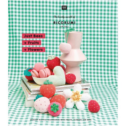RICO RICORUMI PATTERN BOOK JUST BEES + FRUITS + FLOWERS