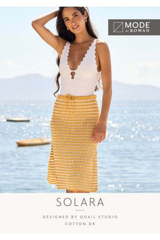 MODE at Rowan Cotton DK Pattern MIP106 - Solara Crochet Skirt by Quail Studio