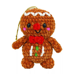 Fred the Gingerbread Amigurumi Crochet Decoration Kit